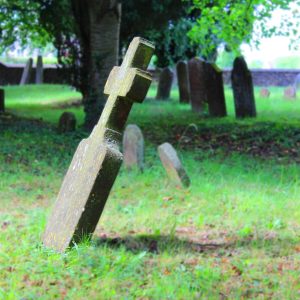 Arty Gravestone in Charlton on Otmoor
