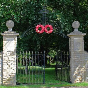 Charlton on Otmoor graveyard gates