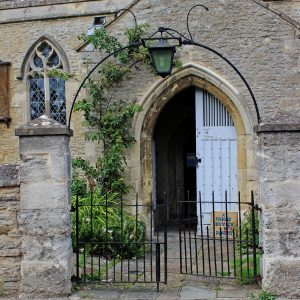 St Marys Church door in Charlton on Otmoor