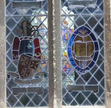 St Mary's church window in Charlton on Otmoor